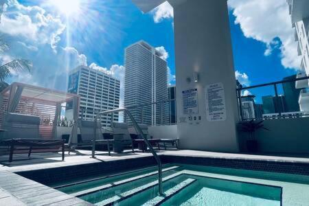 Heart Of Downtown Miami Studio Pool & Gym Apartamento Exterior foto